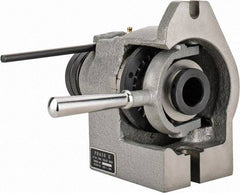 Phase II - 5C Compatible, 24 Increment, Horizontal & Vertical Standard Collet Indexer - 4-1/2" High Center, 1-1/8" Max Collet Capacity, Manual Operation - Strong Tooling