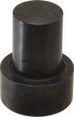 Gibraltar - 1-31/32" OAL, 3/4" Head Height, 1-1/2" OD, Low Carbon Steel, Ground, Press Fit Rest Button - Black Oxide Coating, 1.001" Pin Diam - Strong Tooling