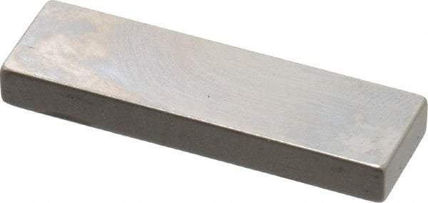 Mitutoyo - 0.136" Rectangular Steel Gage Block - Accuracy Grade 0, Includes Certificate of Inspection - Strong Tooling