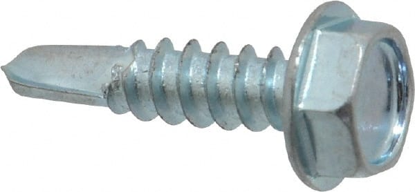 Value Collection - #10, Hex Washer Head, Hex Drive, 3/4" Length Under Head, #3 Point, Self Drilling Screw - Strong Tooling