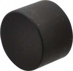 Fairlane - 3/8" OAL, 1/2" OD, Steel, Tapped Rest Button - Black Oxide Coating, 3/16" Thread Depth - Strong Tooling