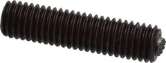 Fairlane - 1/2-13, 2" Thread Length, 9/32" Ball Diam, Serrated Ball Pad Surface, Alloy Steel, Black Oxide, Threaded, Swivel Action Gripper Assemblies - 1/4" Contact Diam, High Speed Steel Ball - Strong Tooling