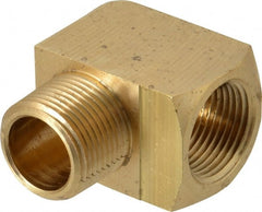 Eaton - 3/4 Male Thread x 3/4 Female Thread, Brass Industrial Pipe 90° Street Elbow - Strong Tooling