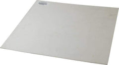 Made in USA - 12" Long, 12" Wide, 1/16" Thick, Silicone Rubber Foam Sheet - 50 to 60 Durometer, White, -20 to 500°F, 640 psi Tensile Strength, Plain Backing, Stock Length - Strong Tooling