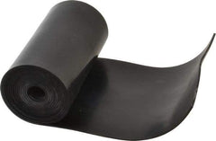 Made in USA - 1/16" Thick x 4" Wide x 5' Long Black Buna-N Rubber Roll - Stock Length, Plain Back, 50 Shore A Durometer, 2,500 psi Tensile Strength, -20°F to 170°F - Strong Tooling