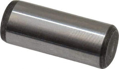 Value Collection - 1/4" Diam x 5/8" Pin Length Alloy Steel Oversized Dowel Pin - C 50-58 Hardness, 12,800 Lb Breaking Strength, 1 Beveled & 1 Rounded End - Strong Tooling