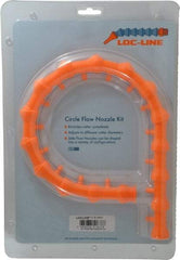 Loc-Line - 1/2" Hose Inside Diam x 1/2" Nozzle Diam, Coolant Hose Nozzle Kit - For Use with Loc-Line Modular Hose System, 16 Pieces - Strong Tooling