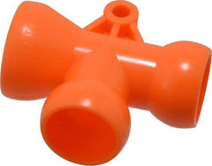 Loc-Line - 1/2" Hose Inside Diam, Coolant Hose T-Fitting - For Use with Loc-Line Modular Hose System, 2 Pieces - Strong Tooling