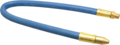 Coilhose Pneumatics - 18" Hose Length, 1/8" Nozzle Diam, 1/4" Hose ID, Coolant Hose - 1/8" NPT For Mist Coolant Systems - Strong Tooling