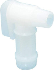 Made in USA - 3/4" NPT Polyethylene Rigid Drum Faucet - No Arrester, Manual Closing - Strong Tooling