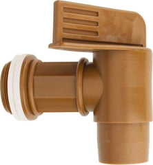 Made in USA - 2" NPT Polyethylene Rigid Drum Faucet - No Arrester, Manual Closing - Strong Tooling