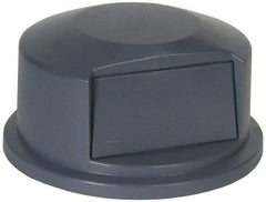 Rubbermaid - Round Lid for Use with 44 Gal Round Trash Cans - Gray, Polyethylene, For 2643 Brute Trash Cans - Strong Tooling