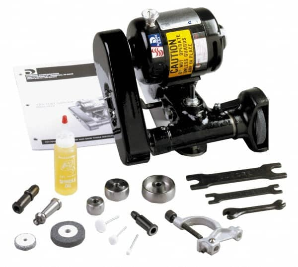 Dumore - Integral, Internal and External Spindle, Tool Post Grinder - 1/8, 8 to 14 Inch Lathe Swing Compatibility, 1/4 hp, 115 Volts, 3/8 Inch Spindle Hole Diameter - Strong Tooling