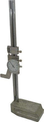 Value Collection - 8" Stainless Steel Dial Height Gage - 0.001" Graduation, Dial Display - Strong Tooling