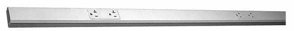 Wiremold - 1-1/2 Inch Long x 1-1/2 Inch Wide x 1 Inch High, Rectangular Raceway Clip - Ivory, For Use with Wiremold NM2000 Series Raceways - Strong Tooling