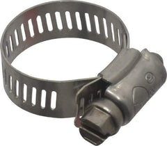 IDEAL TRIDON - SAE Size 12, 9/16 to 1-1/4" Diam, Stainless Steel Worm Drive Clamp - 1/2" Wide, Material Grade 201/305, Series 620 - Strong Tooling