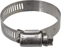 IDEAL TRIDON - SAE Size 28, 1-5/16 to 2-1/4" Diam, Stainless Steel Worm Drive Clamp - 1/2" Wide, Material Grade 201/305, Series 620 - Strong Tooling