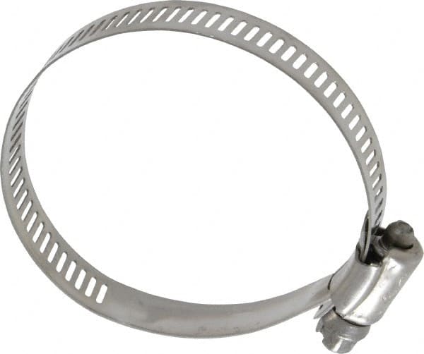 IDEAL TRIDON - SAE Size 36, 1-13/16 to 2-3/4" Diam, Stainless Steel Worm Drive Clamp - 1/2" Wide, Material Grade 201/305, Series 620 - Strong Tooling