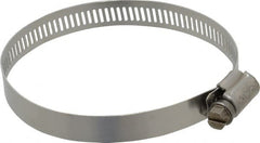 IDEAL TRIDON - SAE Size 48, 2-9/16 to 3-1/2" Diam, Stainless Steel Worm Drive Clamp - 1/2" Wide, Material Grade 201/305, Series 620 - Strong Tooling