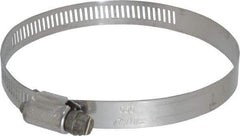 IDEAL TRIDON - SAE Size 56, 3-1/16 to 4" Diam, Stainless Steel Worm Drive Clamp - 1/2" Wide, Material Grade 201/305, Series 620 - Strong Tooling