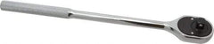 Proto - 3/8" Drive Pear Head Ratchet - Chrome Finish, 11" OAL, 24 Gear Teeth, Standard Head - Strong Tooling