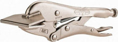 Irwin - 8" OAL Standard Jaw Sheet Metal Clamp Weld Locking Pliers - 3-1/8" Jaw Width, 1-3/4" Jaw Depth, 1-3/4" Jaw Opening - Strong Tooling