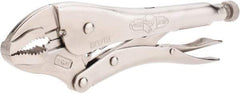 Irwin - 10" OAL Curved Jaw Locking Pliers - 1-7/8" Jaw Opening, Standard Handle - Strong Tooling