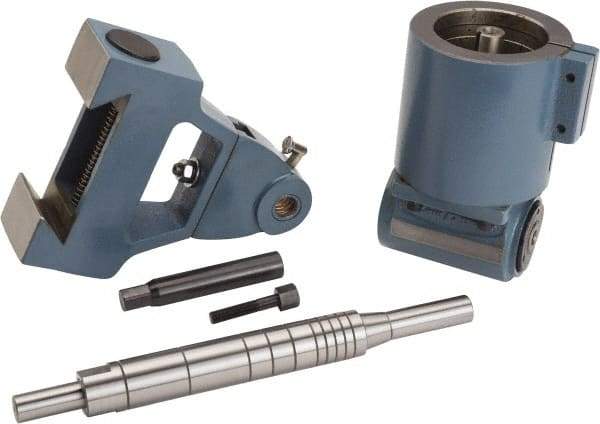 Vectrax - Right Angle Milling Head - Includes 1 Inch Arbor, Arbor Support for R8 Spindle, Horizontal Milling Attachment Including Right Angle Head and R8 in - R8 out - Strong Tooling