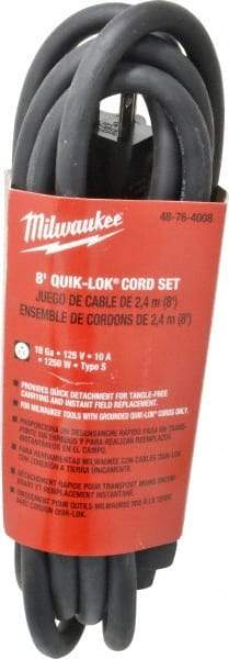 Milwaukee Tool - Power Drill Quik-Lok Cord Set - For All Magnum Drills - Strong Tooling