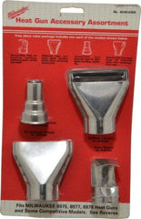 Milwaukee Tool - 4 Piece Heat Gun Accessory Set - For Use with Milwaukee Heat Gun - Strong Tooling