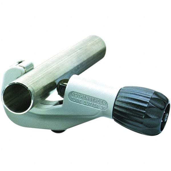 Rothenberger - 1/4" to 1-3/8" Pipe Capacity, Tube Cutter - Cuts Stainless Steel, 6" OAL - Strong Tooling