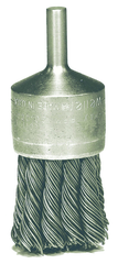 1-1/8'' Diameter - Knot Type Stainless End Brush - Strong Tooling