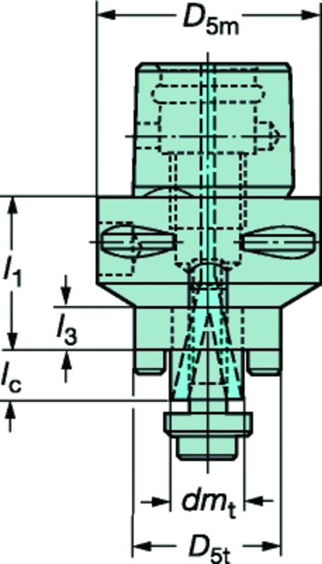 C339105C16030 Capto® Adapter - Strong Tooling