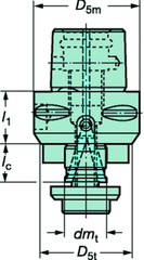 C539105C32040 Capto® Adapter - Strong Tooling