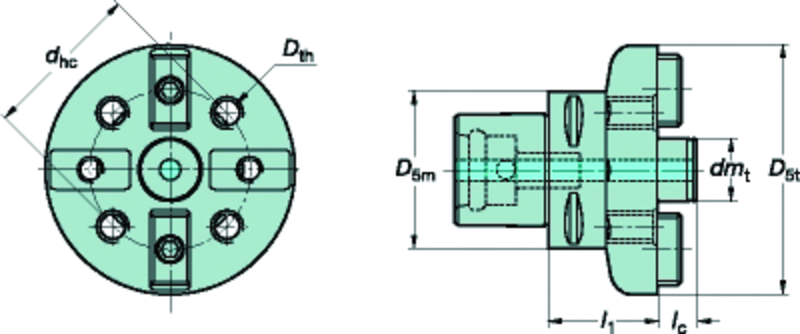 C8 391.XL-40 065 CoroBore® xL - Strong Tooling