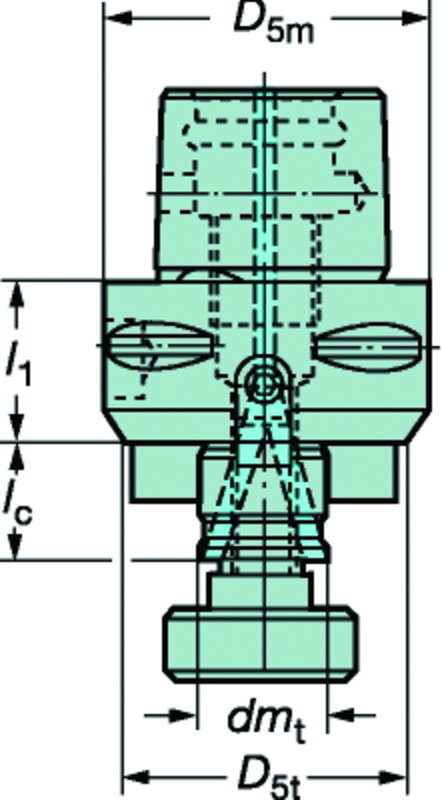 C5A39105C31040 Capto® Adapter - Strong Tooling