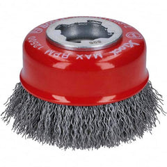 Bosch - 3" Diam 0.012" X-LOCK Carbon Steel Fill Cup Brush - Strong Tooling