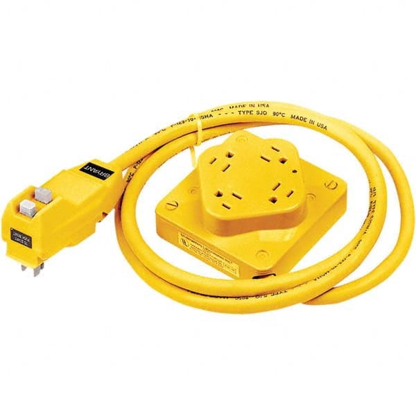 Bryant Electric - GFCI Cords & Power Distribution Centers Mount Type: Plug-In Number of Outlets: 4 - Strong Tooling