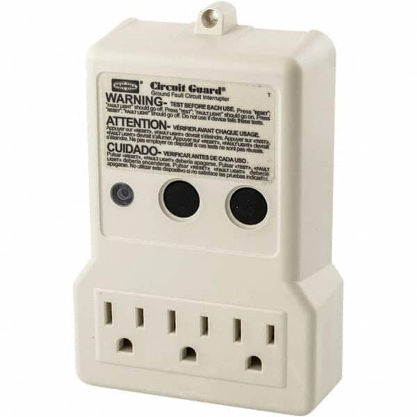 Bryant Electric - GFCI Cords & Power Distribution Centers Mount Type: Plug-In Number of Outlets: 3 - Strong Tooling