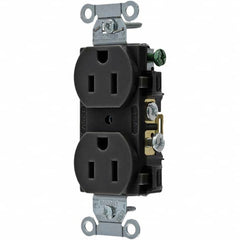 Bryant Electric - Straight Blade Receptacles Receptacle Type: Duplex Receptacle Grade: Commercial - Strong Tooling