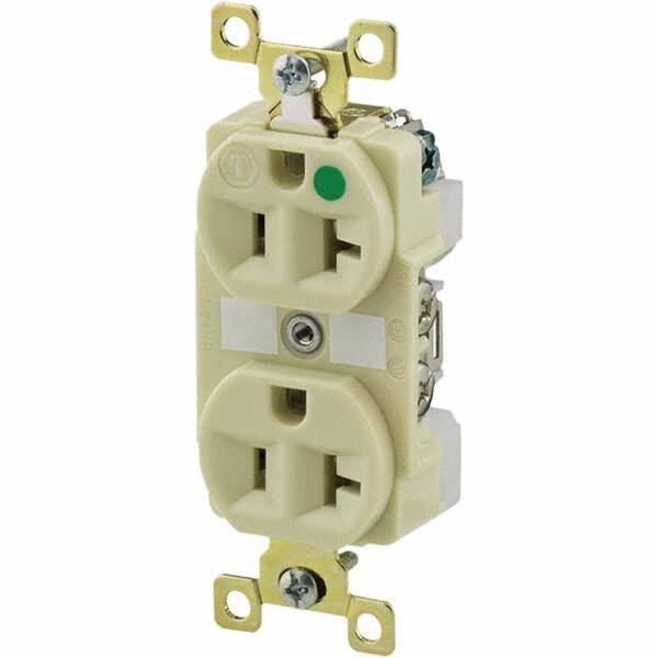 Bryant Electric - Straight Blade Receptacles Receptacle Type: Duplex Receptacle Grade: Hospital - Strong Tooling