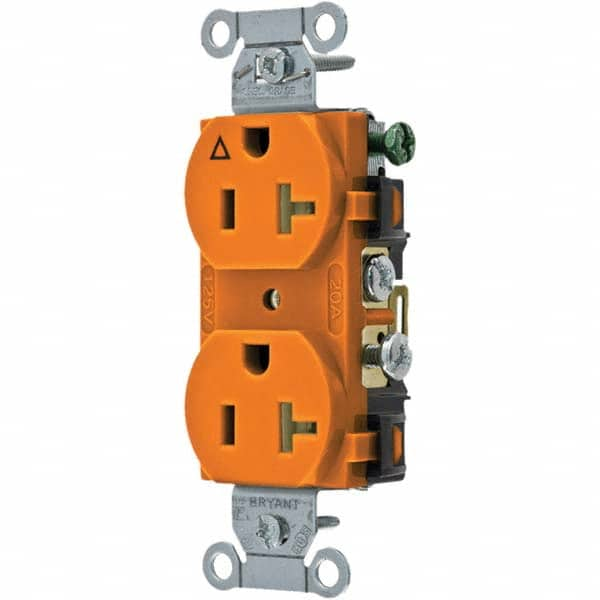 Bryant Electric - Straight Blade Receptacles Receptacle Type: Duplex Receptacle Grade: Commercial - Strong Tooling