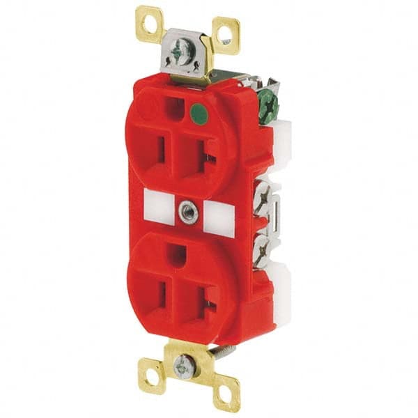 Bryant Electric - Straight Blade Receptacles Receptacle Type: Duplex Receptacle Grade: Hospital - Strong Tooling