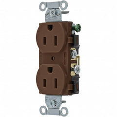 Bryant Electric - Straight Blade Receptacles Receptacle Type: Duplex Receptacle Grade: Commercial - Strong Tooling