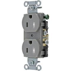 Bryant Electric - Straight Blade Receptacles Receptacle Type: Duplex Receptacle Grade: Commercial - Strong Tooling