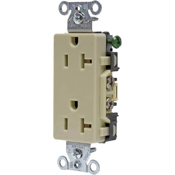 Bryant Electric - Straight Blade Receptacles Receptacle Type: Duplex Receptacle Grade: Commercial - Strong Tooling