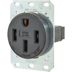 Bryant Electric - Straight Blade Receptacles Receptacle Type: Single Receptacle Grade: Industrial - Strong Tooling