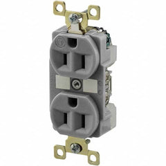 Bryant Electric - Straight Blade Receptacles Receptacle Type: Duplex Receptacle Grade: Industrial - Strong Tooling