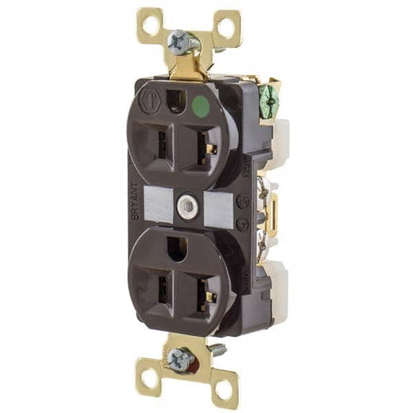 Bryant Electric - Straight Blade Receptacles Receptacle Type: Duplex Receptacle Grade: Hospital - Strong Tooling