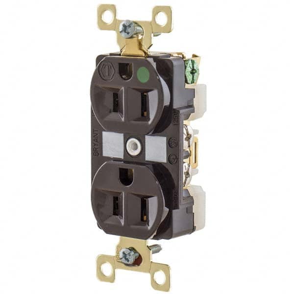 Bryant Electric - Straight Blade Receptacles Receptacle Type: Duplex Receptacle Grade: Hospital - Strong Tooling